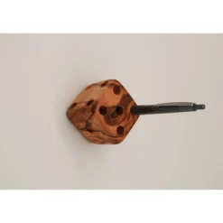 Hot Stiftehalter für Schreibtisch | Form Würfel | L. ca 6 cm | aus Olivenholz | Handmade Tischdekoration