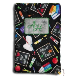 Federmäppchen|Deko und Taschen Stiftemäppchen Federmäppchen School is Cool personalisiert mit gesticktem Namen Geschenkidee Schlamperetui