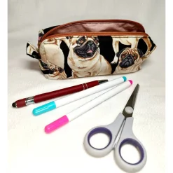 Stifterolle, Schlampermäppchen, Mops, Geschenk, Schulstart, Schulanfang, auswischbar Kinder Federmäppchen