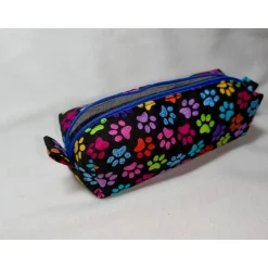 Sale Stifterolle, Schlampermäppchen, Pfoten bunt, Katze, Hund, Geschenk, Schulstart, Schulanfang Kinder Federmäppchen