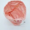 Geschenkverpackungen|bags unlimited Stoffbeutel mit Zugband – Rosa Geschenkbeutel mit Schmetterlingen, waschbar & wiederverwendbar