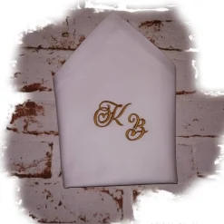 Stoffservietten mit Monogramm Gastgeschenke