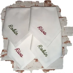 Servietten|Stickstube Eckental Stoffservietten personalisiert Hochzeit Geburtstag