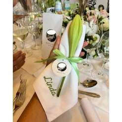 Servietten|Stickstube Eckental Stoffservietten personalisiert Hochzeit Geburtstag