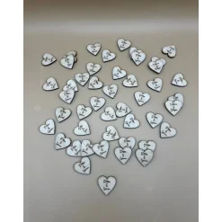 Streudeko zur Hochzeit /Dekoration Tisch / Herzen mit Namen/ Platzkarten/Holz Herz Personalisiert Hochzeit  Tischdeko Ge Hochzeitsdeko