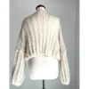 New Strickjacke, Brautjacke, Cardigan, Creme, Oversize, Grobstrickjacke ,Onesize, Home,Damen, Sweater, Handarbeit, Bolero, S Brautstolen & -Boleros