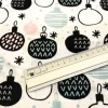 Weihnachtsstoffe|Mamasign Swafing - Baumwolle Christbaumkugeln hell - Weihnachten - 50cm
