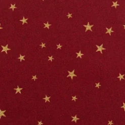 Weihnachtsstoffe|Mamasign Swafing - Baumwolle rot mit Sterne - Weihnachten - 50cm