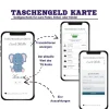 Clearance Taschengeld Karte | QrCode Geldgeschenk | Personalisiertes Geschenk für Kinder | Elefant Geldgeschenke