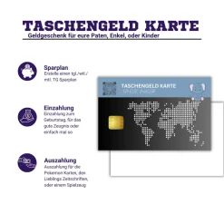 Clearance Taschengeld Karte | QrCode Geldgeschenk | Personalisiertes Geschenk für Kinder | Elefant Geldgeschenke