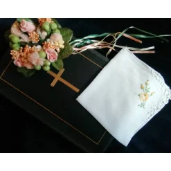 Outlet Taschentuch für Konfirmation Schmuck