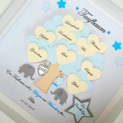 Geschenke|Lovely picture frame & more Taufgeschenk Junge, Geschenk zur Taufe,Taufbaum,Lebensbaum, Bilderrahmen zur Taufe, personalisiert