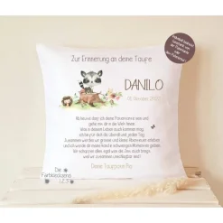 Outlet Taufgeschenk Junge Taufkissen mit Spruch Hirsch Geschenke