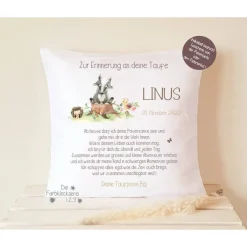 Outlet Taufgeschenk Junge Taufkissen mit Spruch Hirsch Geschenke