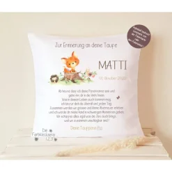 Outlet Taufgeschenk Junge Taufkissen mit Spruch Hirsch Geschenke