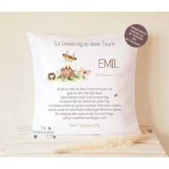 Outlet Taufgeschenk Junge Taufkissen mit Spruch Hirsch Geschenke