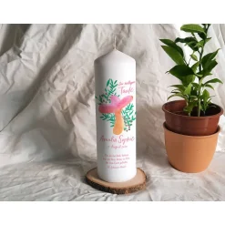 Clearance Taufkerze Aquarellkreuz Stumpe Taufkerzen