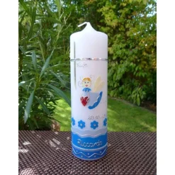 Taufkerzen|Babyprince TAUFKERZE Junge Schutzengel