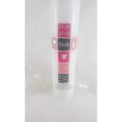 Taufkerzen|Kerzenliebe Taufkerze modern für Mädchen