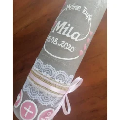 Clearance Taufkerze Rustikal Mädchen Taufkerzen