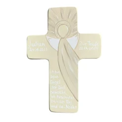 New Taufkreuz Holzkreuz Kinderkreuz Engel  zur Taufe/Geburt/Kommunion Geschenke