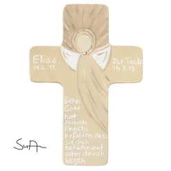 New Taufkreuz Holzkreuz Kinderkreuz Engel  zur Taufe/Geburt/Kommunion Geschenke