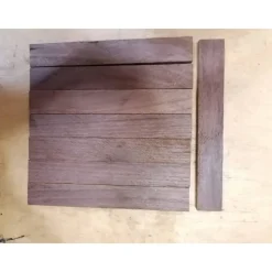 Teakholz Bastelleisten Wandverkleidung DIY Tischdekoration