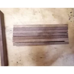 Teakholz Bastelleisten Wandverkleidung DIY Tischdekoration