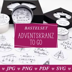 New Teelichtbotschaften als Mini-Adventskranz mit Maxi-Spaß: Entdecke unser Adventskranz to Go mit Teelichtbotschaften Adventskränze