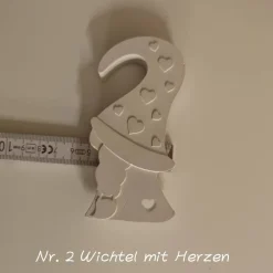 Sale Teelichthalter Sockel -  Wichtelliebe mit Herz - als Valentinstagsgeschenk oder Dekoration zu Weihnachten Wichtelzauber