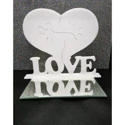 Best 2teiliges Herz aus Acryl – personalisiertes Geschenk in verschiedenen Farben Valentinstagsgeschenke