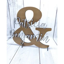 Clearance TiSaJa - Namensschild &-Zeichen Hochzeit Geschenk Jubiläum Geldgeschenk Hochzeitsgeschenke