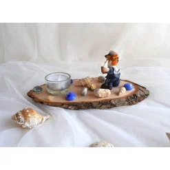 Tischdekoration|Geschenke und Keramik Tischdeko Baumscheibe 