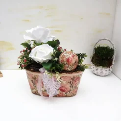 Tischdekoration|DeinZuhause Tischdeko Gesteck Rosen