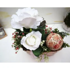 Tischdekoration|DeinZuhause Tischdeko Gesteck Rosen