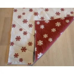 Online Tischläufer "Neve" Jacquard Baumwolle rot140x40cm Weihnachtsdeko
