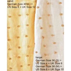 Hochzeitskleider|YSTEER TOP und ROCK mit Perlen bestickt transparent