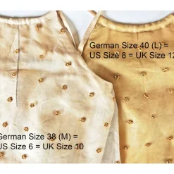 Hochzeitskleider|YSTEER TOP und ROCK mit Perlen bestickt transparent