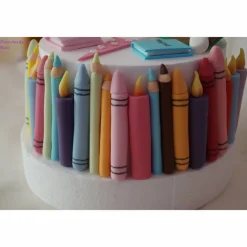 Best Tortenaufleger Fondant Geburtstag Tortendeko Einschulung Schulanfang Tortendekoration