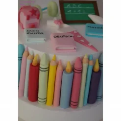 Best Tortenaufleger Fondant Geburtstag Tortendeko Einschulung Schulanfang Tortendekoration