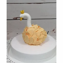 Clearance Tortenaufleger Fondant Geburtstag Tortendeko Schwan mit Krone Tortendekoration