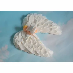Best Tortenaufleger Fondant Geburtstag Tortendeko  Taufe Engelflügel mit Baby Tortendekoration