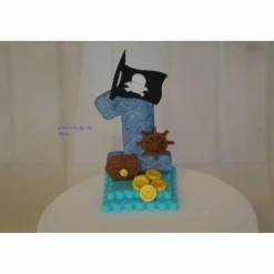 Best Tortenaufleger Fondant Zuckerfigur Tortendeko Geburtstagszahl Mädchen Junge Pirat Einhorn Tischdeko Geburtstagsdeko Zahlen Geburtstag  Deko Tortendekoration