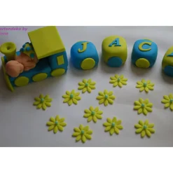 Best Tortenaufleger Fondant Zuckerfigur Baby,Taufe Tortendeko Tortendekoration
