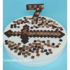 Clearance Tortenaufleger Fondant Zuckerfigur Tortenbild Tortendeko Tortendekoration Fondantplatte Minecraft Schwert Tortendekoration
