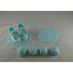 Best Tortenaufleger Fondant Zuckerfigur Baby Taufe Tortendeko Tortendekoration