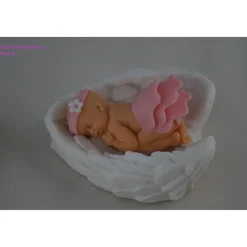 Tortendekoration|Tortendeko by Mona Tortendeko Tortentopper Tortenaufleger Fondant Zuckerfigur Baby,Taufe