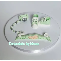 Tortendekoration|Tortendeko by Mona Tortendeko Tortentopper Zuckerfigur  Taufe Geburt Baby