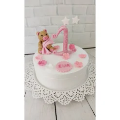Tortendekoration|Tortendeko by Mona Tortendeko Tortentopper Zuckerfigur Teddy Maya oder Teddy Rosalie
