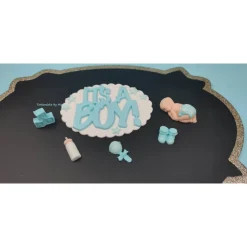 Tortendekoration|Tortendeko by Mona Tortendeko Tortentopper Zuckerfigur Fondantfigur Baby Baby Shower Party  Geburt